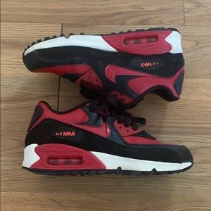 Nike AirMax Black and Red